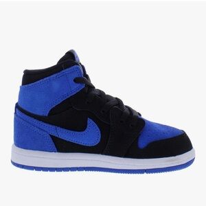 Jordan Toddler's 1 Retro High OG Black/Royal Blue-White
